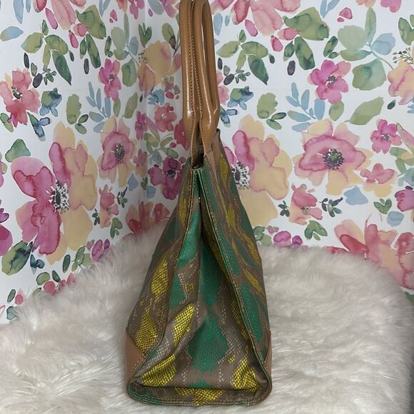 💯Authentic Tory Burch Ela Tote Multi Color🍀 - Picture 8 of 16